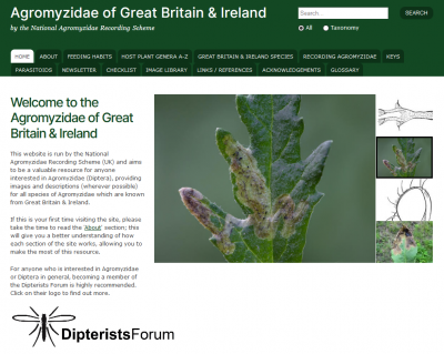 The website for the Agromyzidae Recording Scheme